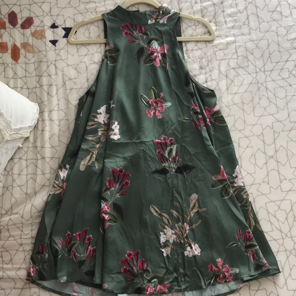 High Neck Mumu Dress